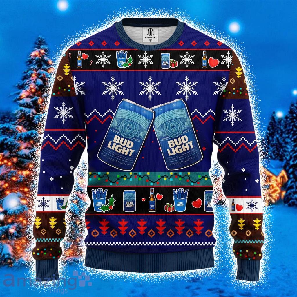 Busch Light Beer Ugly Christmas Sweater 3D