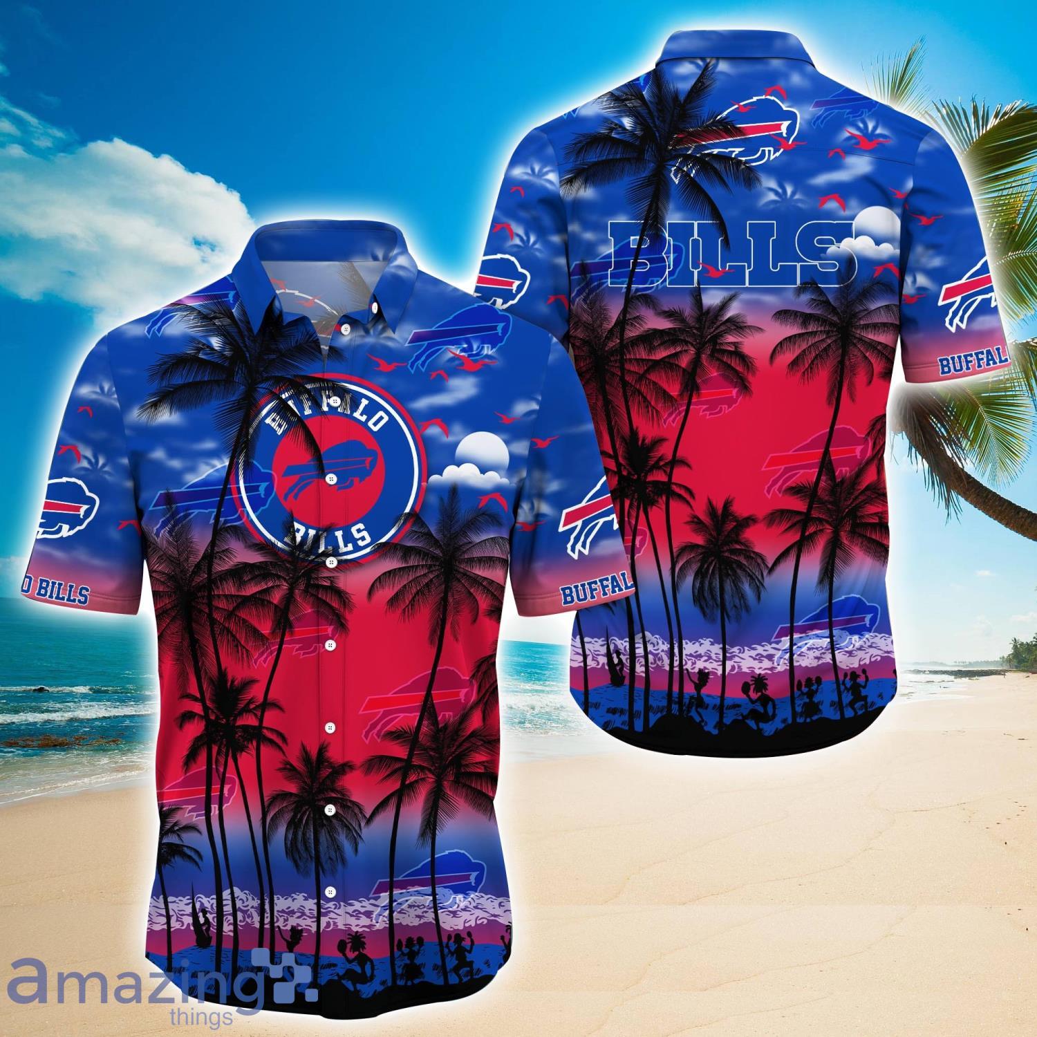 Buffalo Bills Football Hawaiian Shirt Aloha Beach Summer