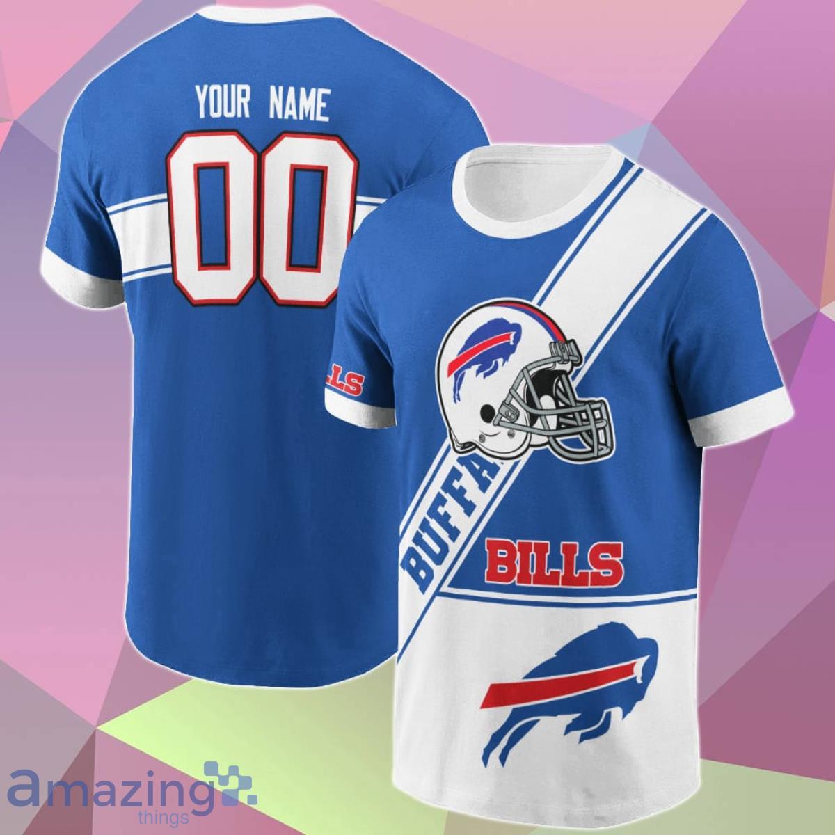 Buffalo Bills 3D Custom Name & Number T Shirt Best Gift For Men And Women Product Photo 1 Buffalo Bills 3D Custom Name & Number T Shirt Best Gift For Men And Women Product Photo 1