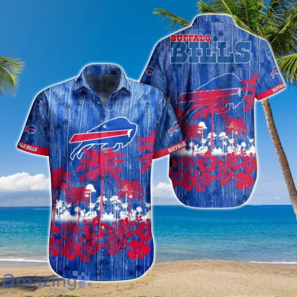 Buffalo Bills Hawaiian Shirt Tropical Flower Best Gift For Men Product Photo 1 Buffalo Bills Hawaiian Shirt Tropical Flower Best Gift For Men Product Photo 1