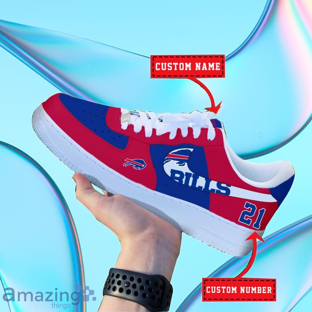 Buffalo Bills NFL Personalized Premium Air Force Shoes Special Gift For Fans Product Photo 1