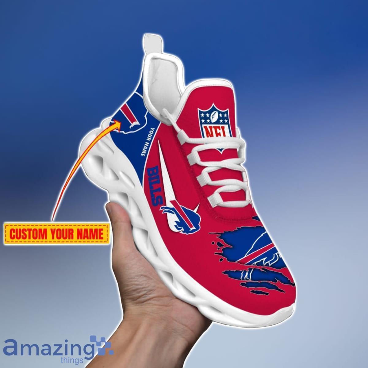 Buffalo Bills NFL Custom Name Unique Max Soul Shoes Gift For Fans