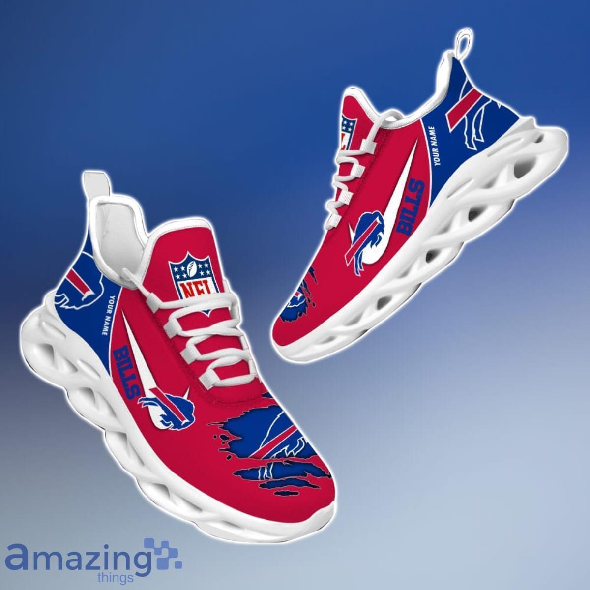 Buffalo Bills NFL Custom Name Max Soul Shoes Unique Gift For Men Women Fans  - Freedomdesign