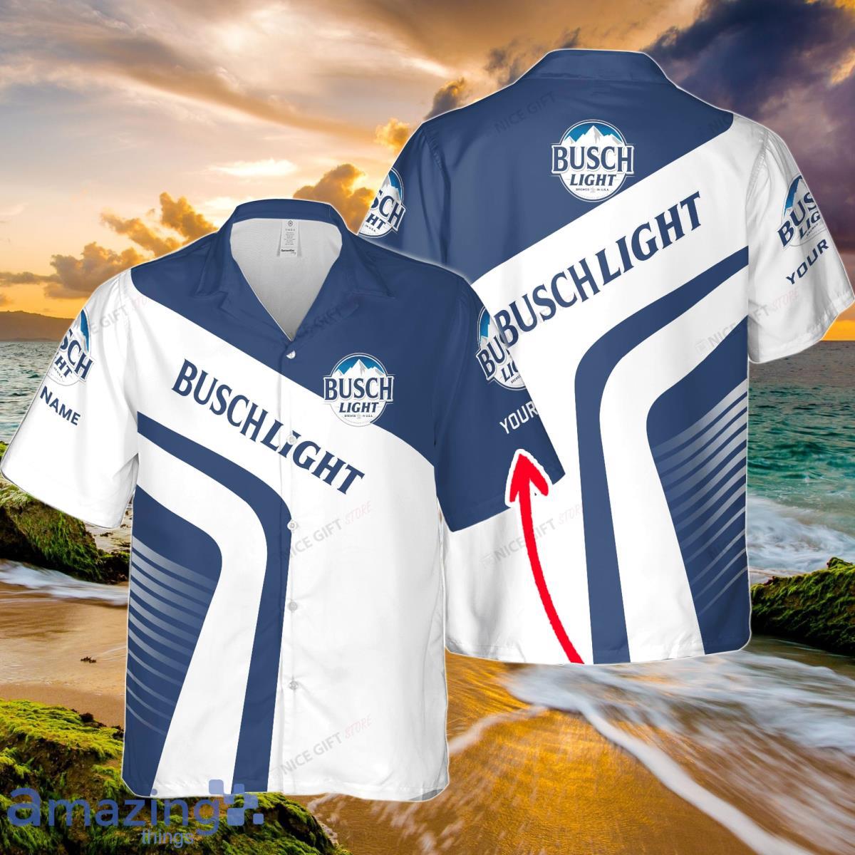 Busch Light Custom Name Hawaiian Shirt Unique Gift For family Product Photo 1