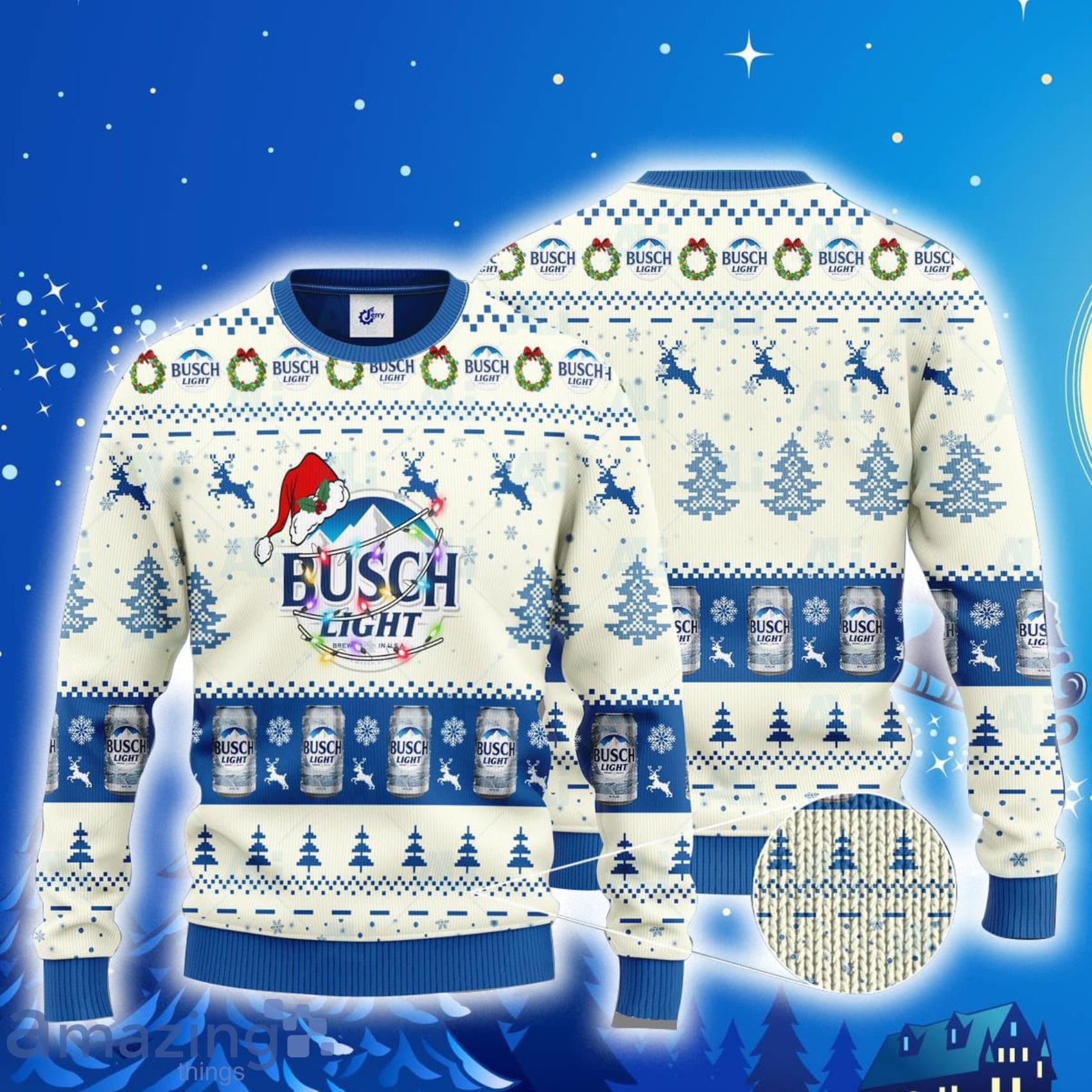 Busch light christmas clearance sweater