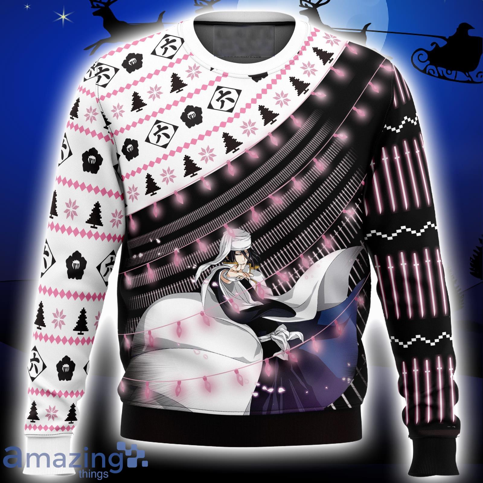 Byakuya Kuchiki Bleach Thousand-Year Blood War Xmas Ugly Christmas Sweater Christmas Gift For Men And Women Product Photo 1