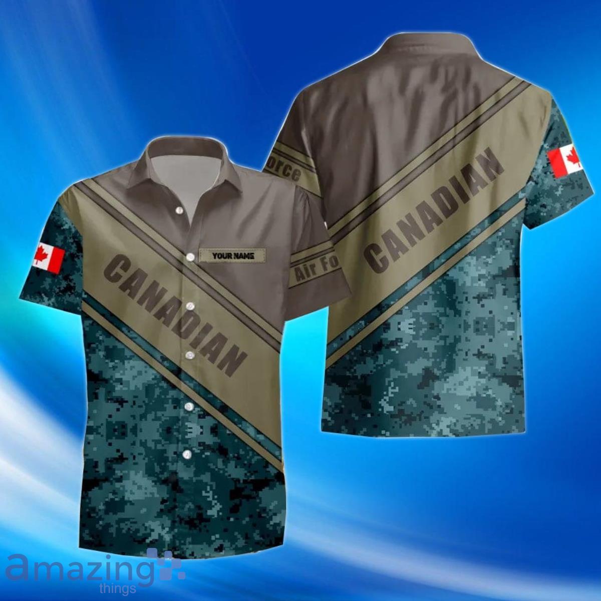 Canadian Veteran Hawaii Shirt Custom Name Best Gift Product Photo 1