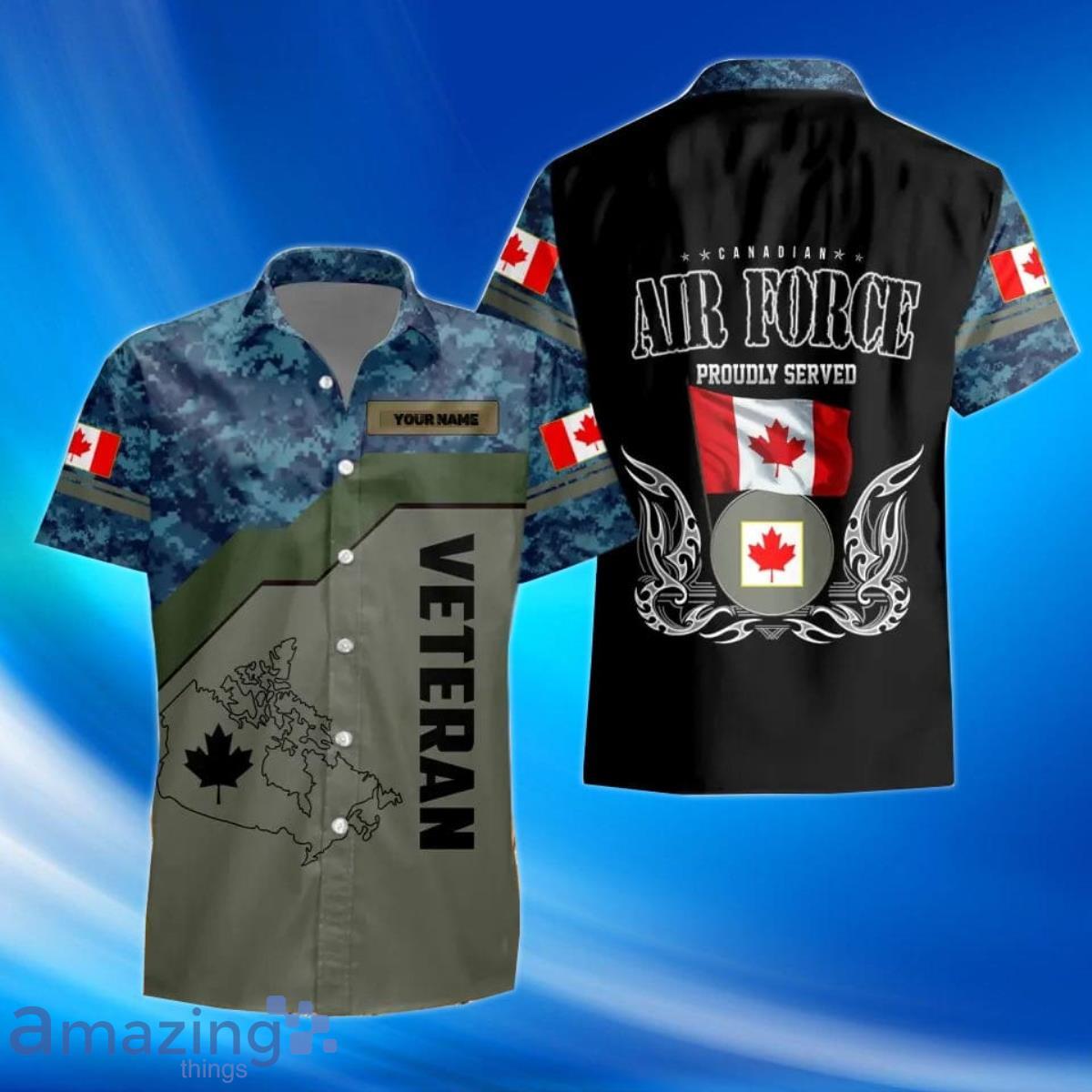 Canadian Veteran Hawaii Shirt Custom Name Style Gift For Men Women Product Photo 1