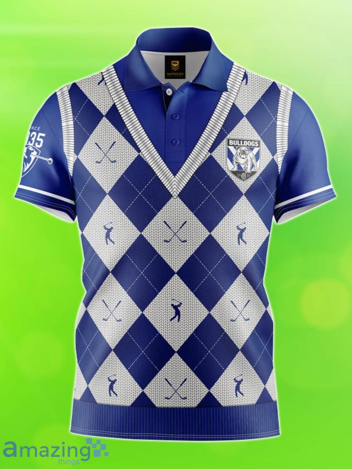 Canterbury Bankstown Bulldogs NRL Fairway Golf Polo Shirt Best Gift Men And Women For Fans Product Photo 1 Canterbury Bankstown Bulldogs NRL Fairway Golf Polo Shirt Best Gift Men And Women For Fans Product Photo 1