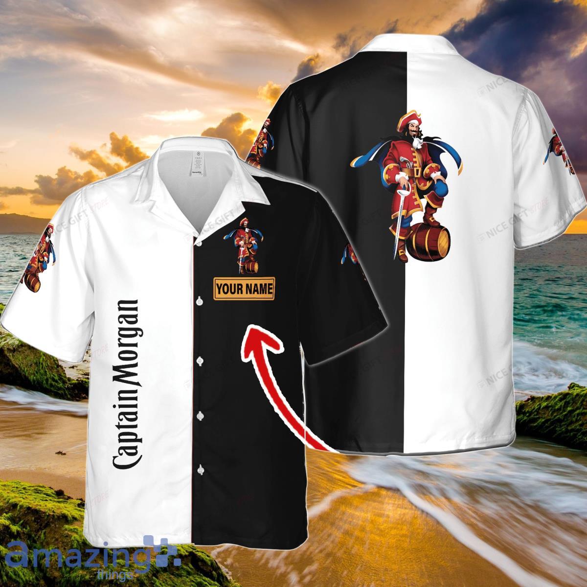Captain Morgan Custom Name Hawaiian Shirt Best Gift For family Product Photo 1