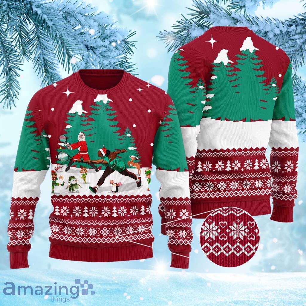 Cardinal Red Serena Williams Ugly Christmas Sweater Gift For Men And Women Product Photo 1