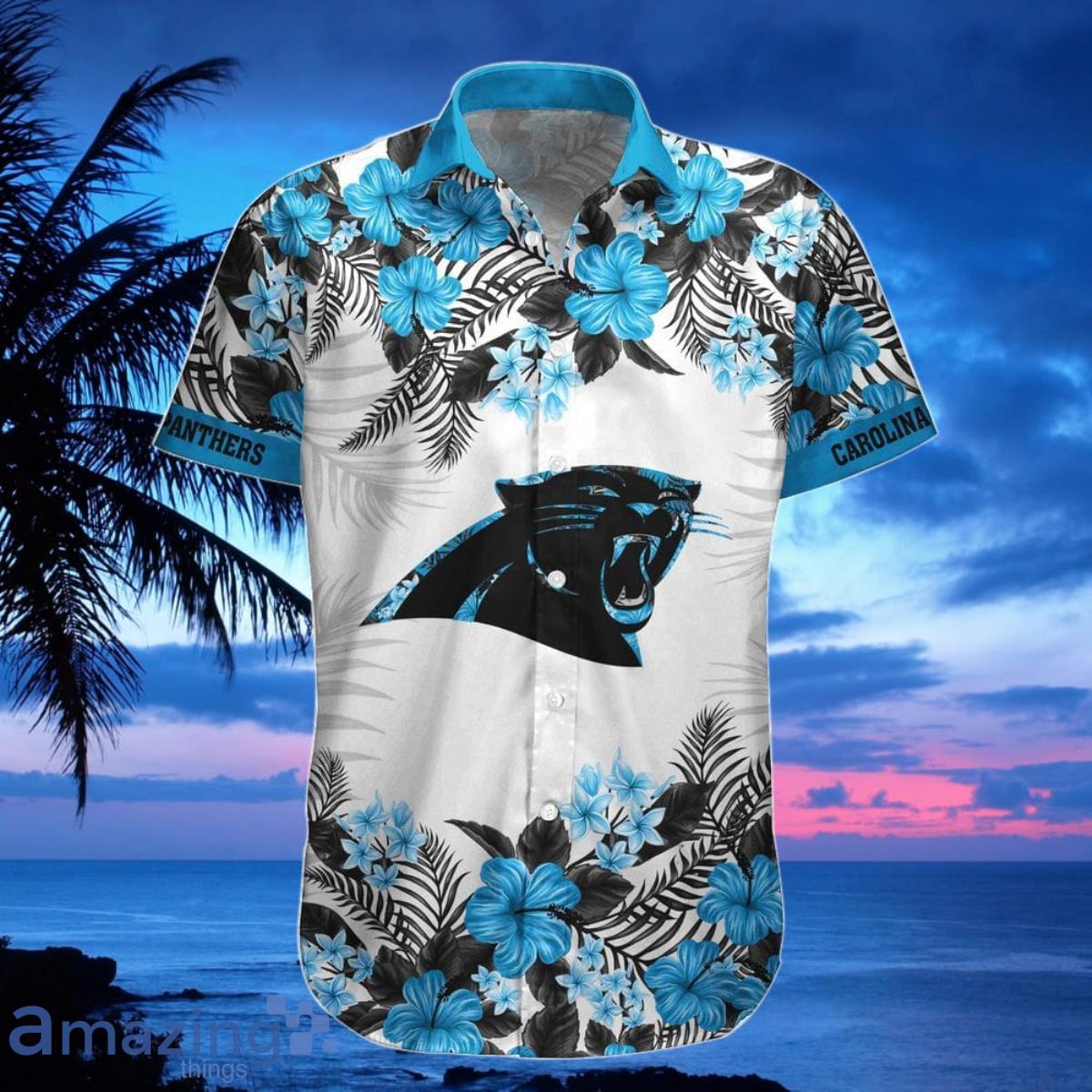 Carolina Panthers Hawaiian Shirt, Shorts, Combo Hawaiian Shirt And Shorts  Best Gift For Men And Women Fans