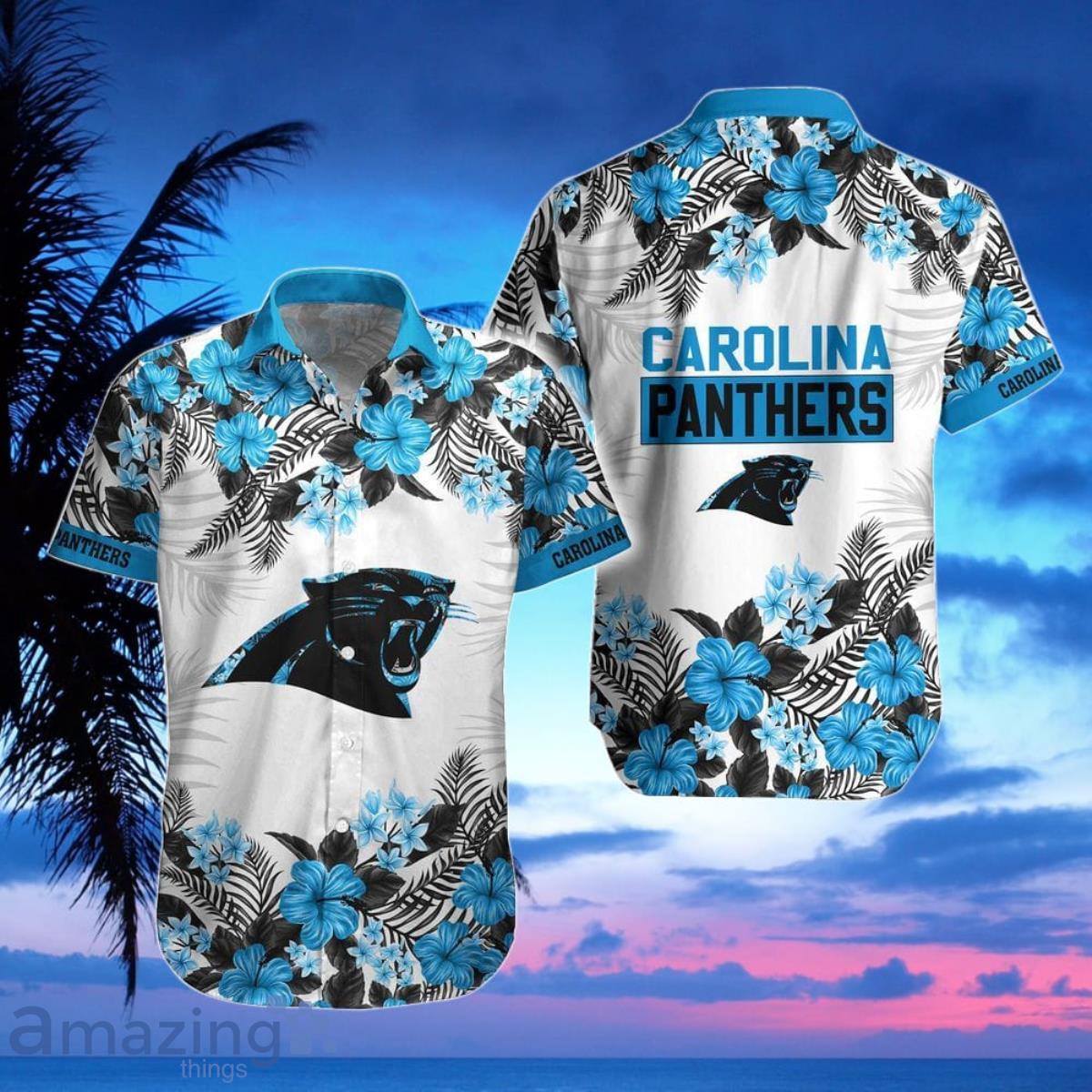 Carolina Panthers Hawaiian Shirt, Shorts, Combo Hawaiian Shirt