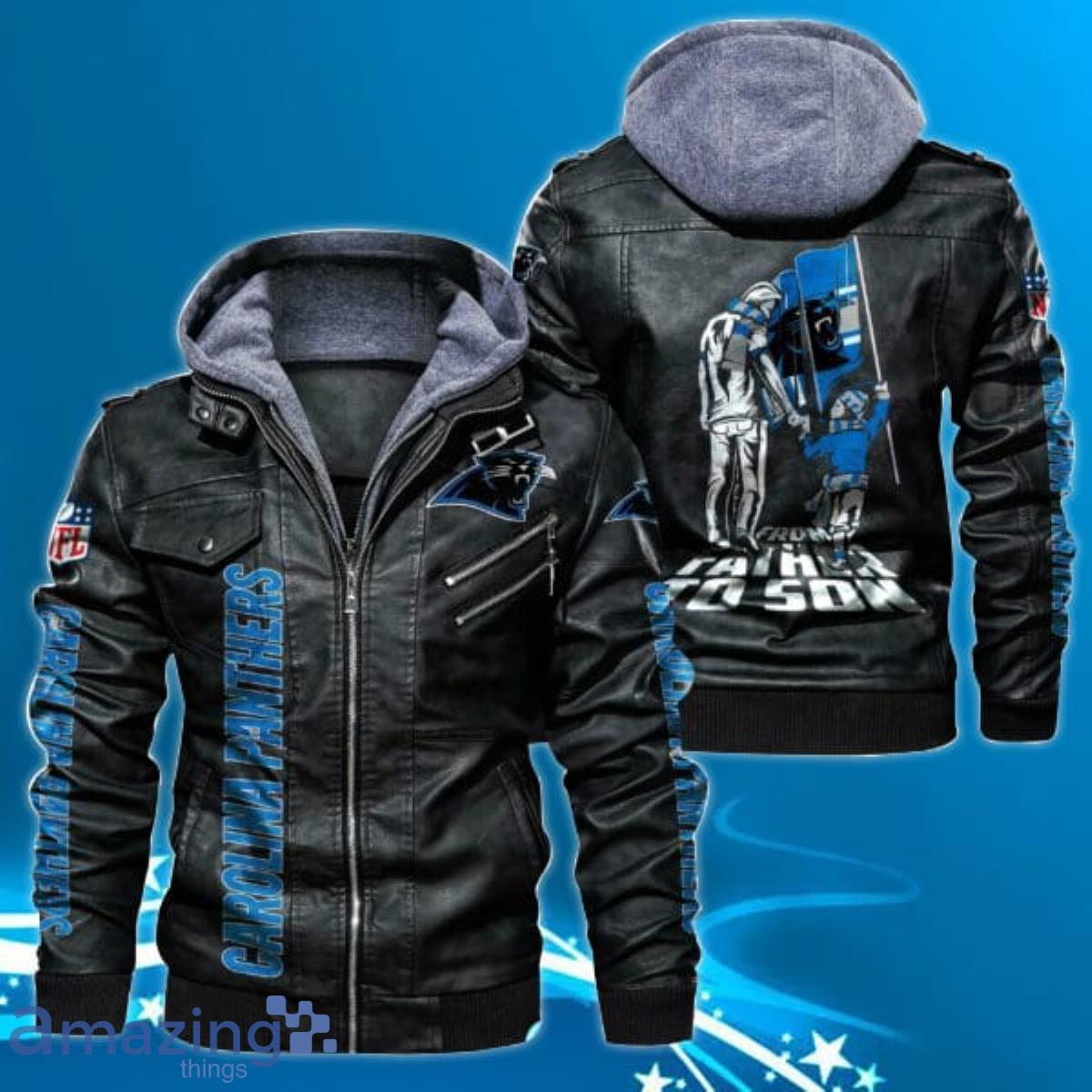 Carolina Panthers NFL Leather Jacket