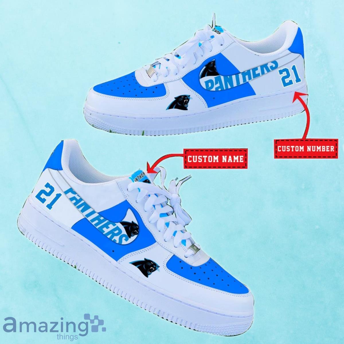 Carolina Panthers NFL Personalized Premium Air Force Shoes Special Gift For Fans Product Photo 2