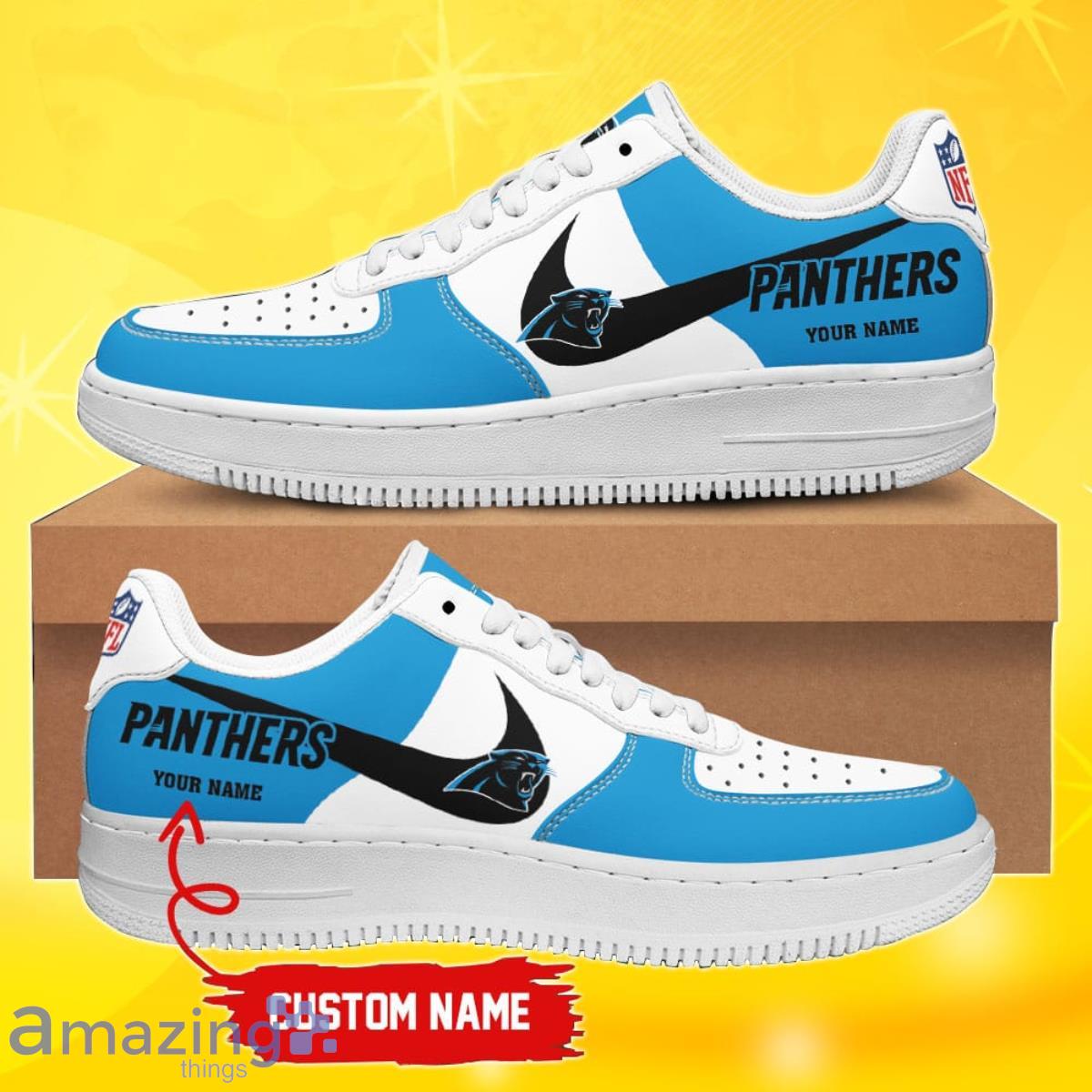 Carolina Panthers Personalized Air Force Shoes Best Gift Fans Product Photo 1