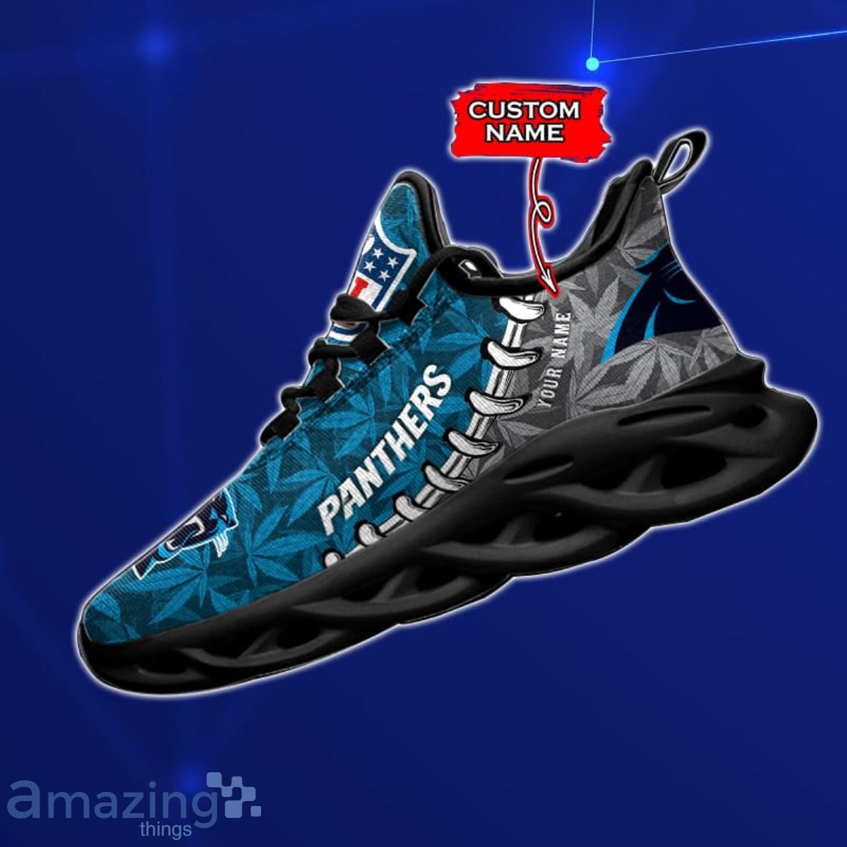 Carolina Panthers Personalized Custom Name Max Soul Shoes Best