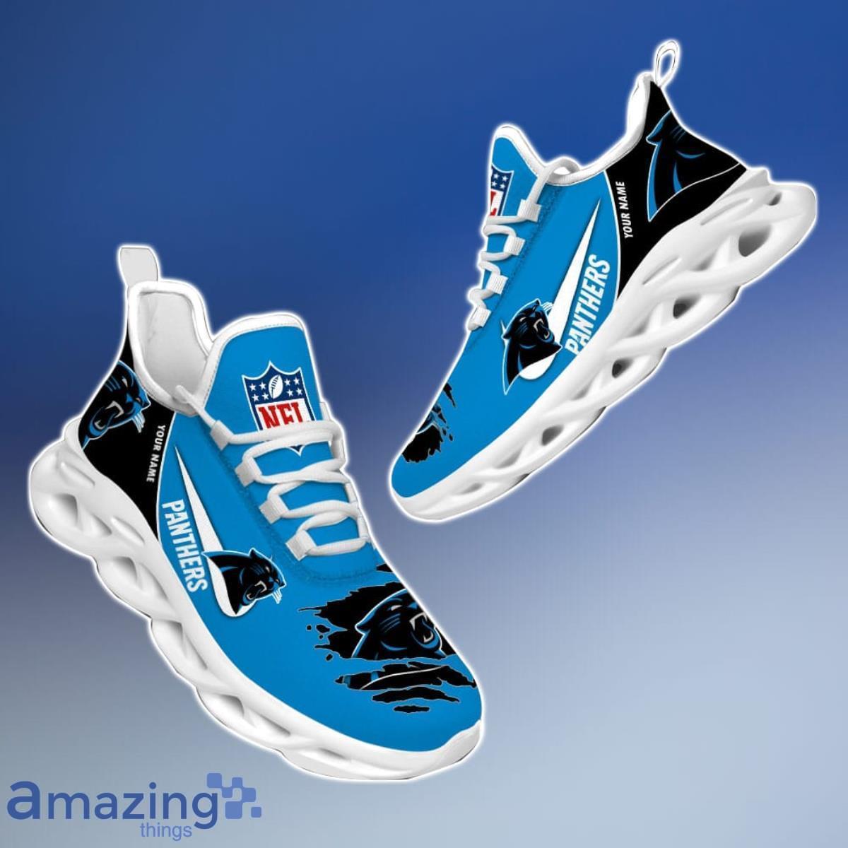 Carolina Panthers Personalzied Name Air Jordan 13 Shoes Best Gift Fans