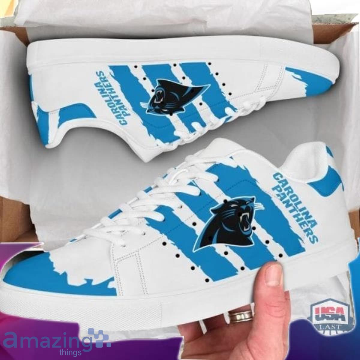 Carolina Panthers Stan Smith Sneakers Best Gift For Fans Product Photo 1