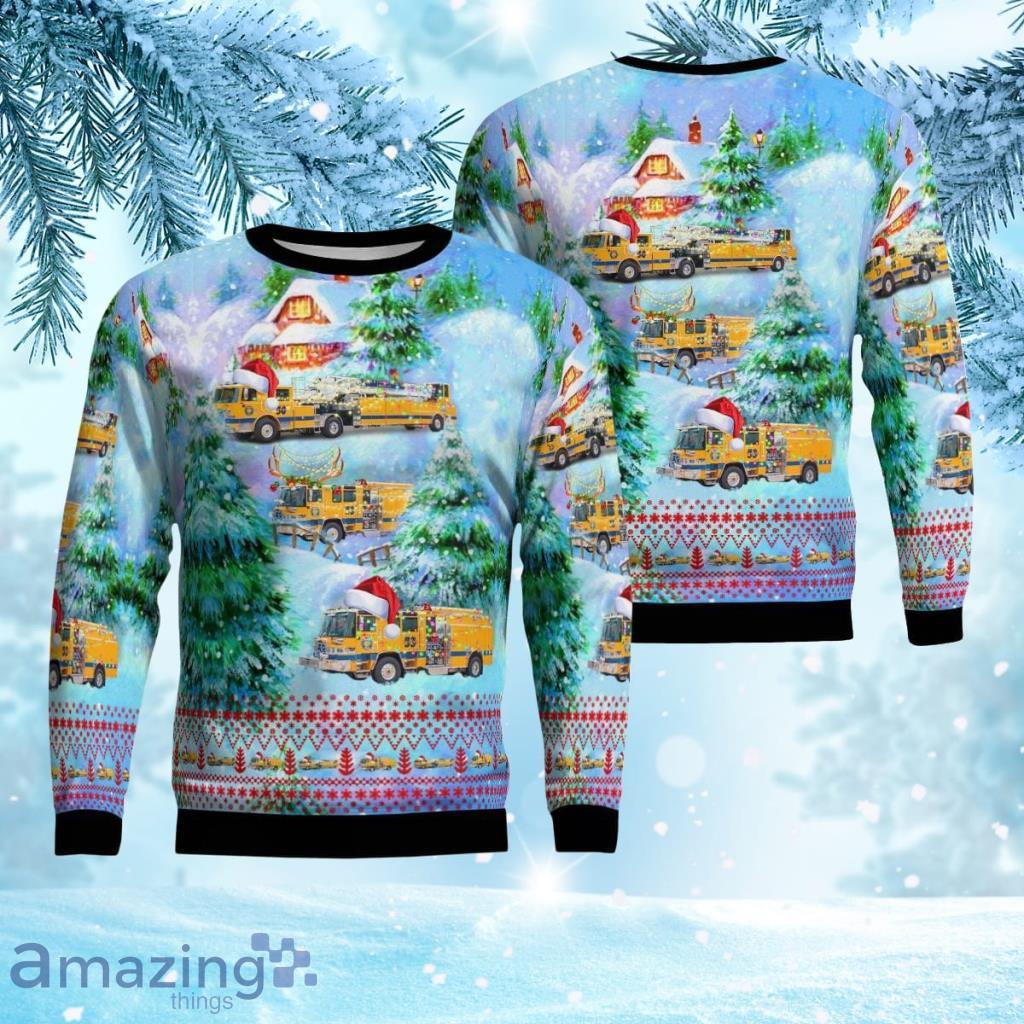 Carson City, Nevada, Carson City Fire Department Aop Ugly Sweater 3D Gift For Men And Women Product Photo 1
