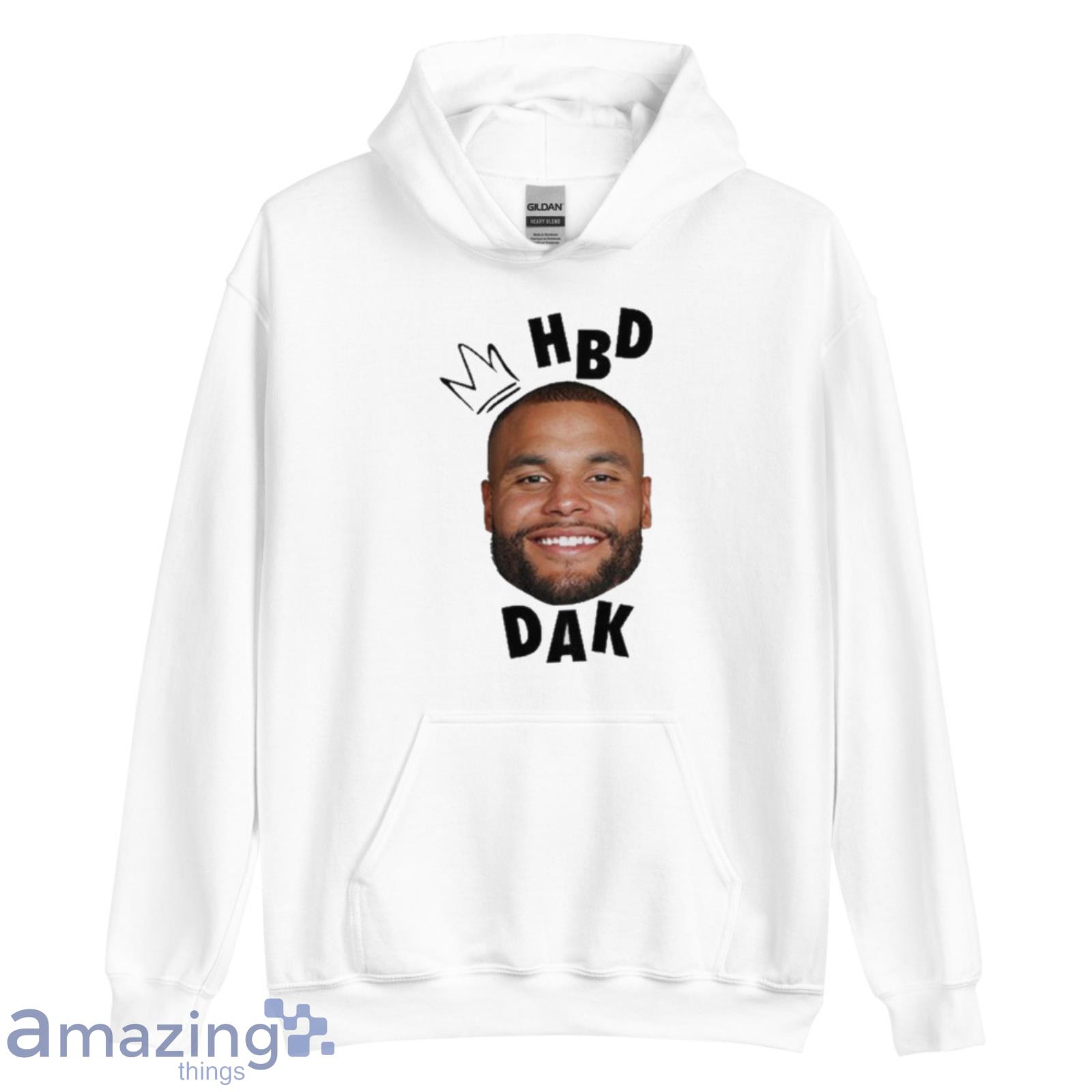 CeeDee Lamb Wearing Hbd Dak Shirt image CeeDee Lamb Wearing Hbd Dak Shirt - Unisex Heavy Blend Hooded Sweatshirt