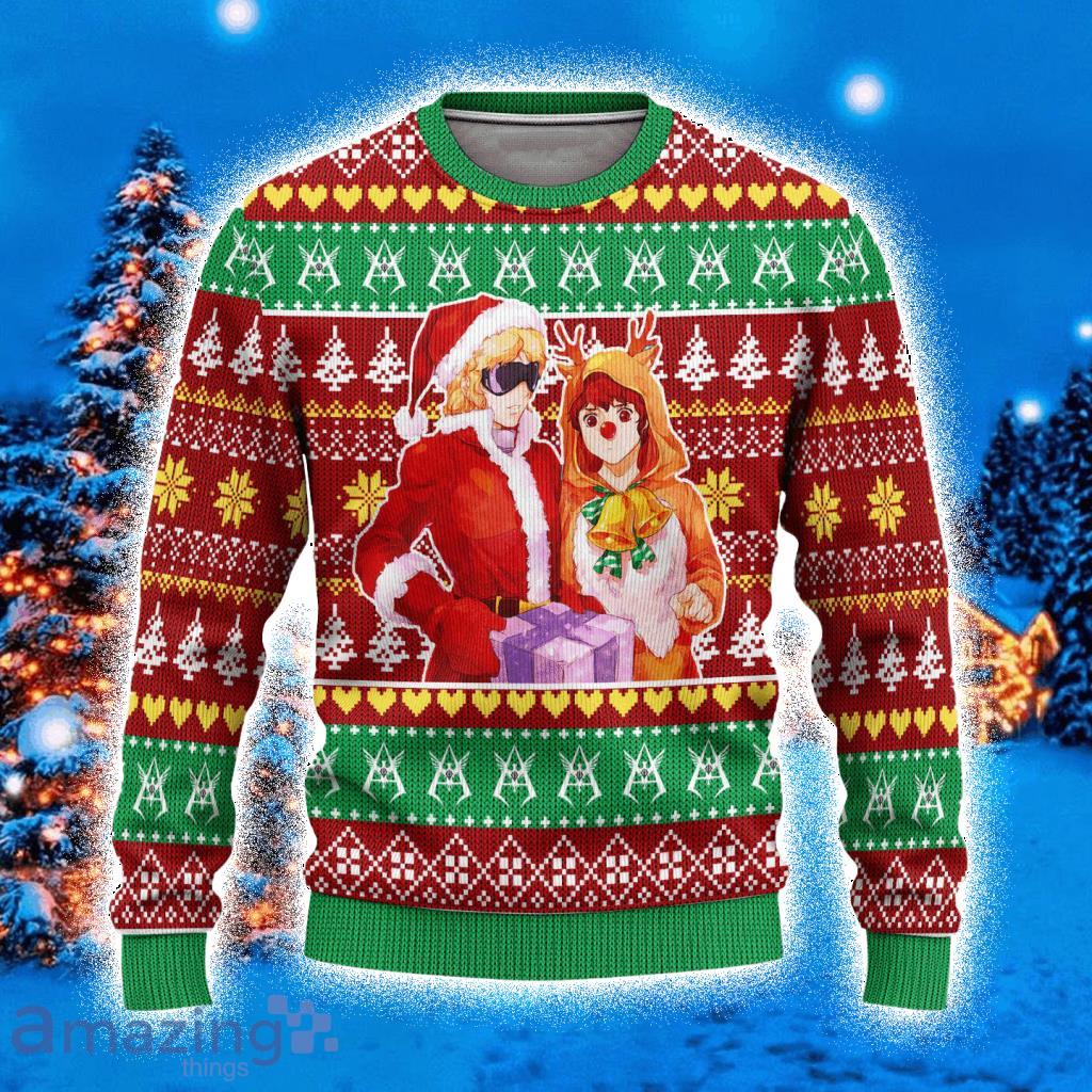 Char Aznable Anime Ugly Christmas Sweater 3D Gift For Men And Women Custom Gundam Xmas Gift Product Photo 1