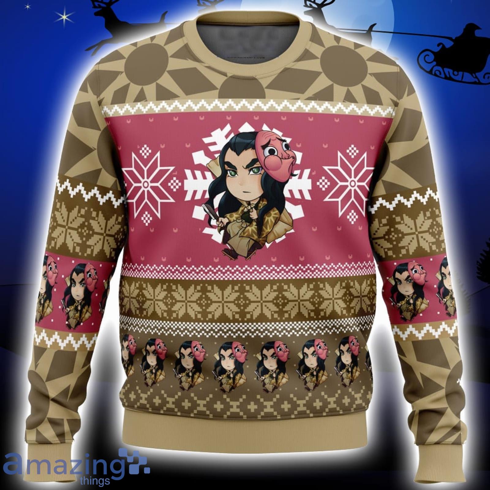 Hotaru Haganezuka Demon Slayer Ugly Christmas Sweater