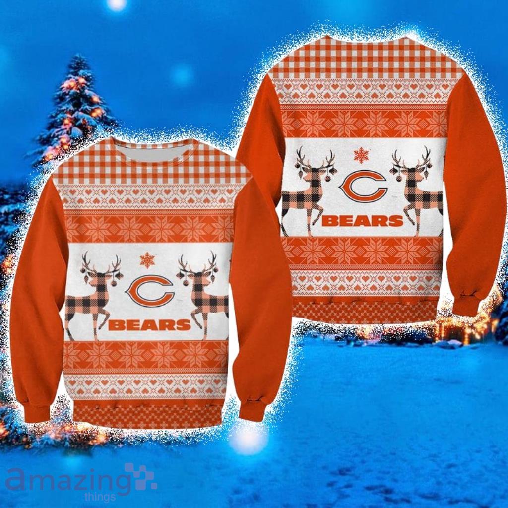 Chicago Bears Christmas Sweatshirt Sweater 3D Gift For Fans