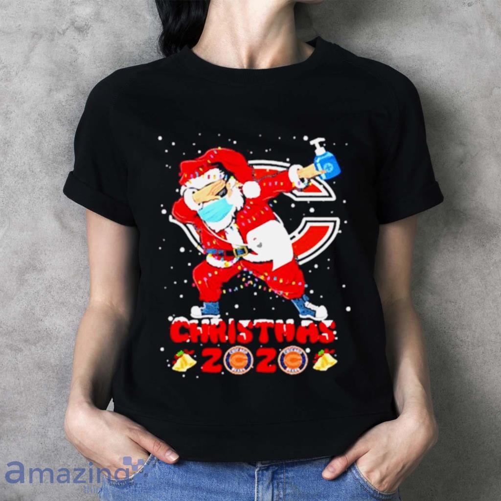 Chicago Bears Funny Santa Claus Dabbing Christmas 2020 Nfl Shirt image Chicago Bears Funny Santa Claus Dabbing Christmas 2020 Nfl Shirt Product Photo 4