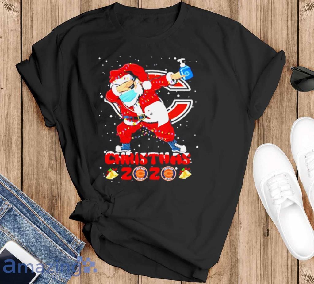 Chicago Bears Funny Santa Claus Dabbing Christmas 2020 NFL T-Shirt