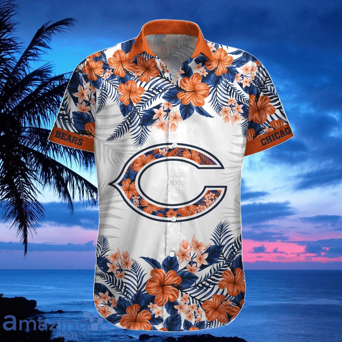 Chicago Bears Hawaiian Shirt And Shorts Chicago Bears Button Up