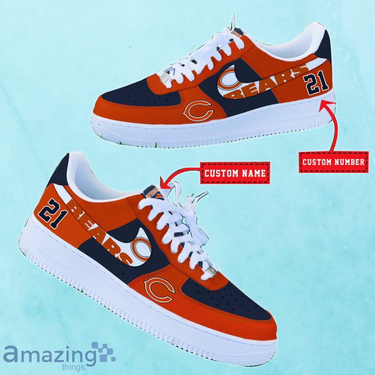 Chicago Bears NFL Personalized Premium Air Force Shoes Special Gift For Fans Product Photo 2
