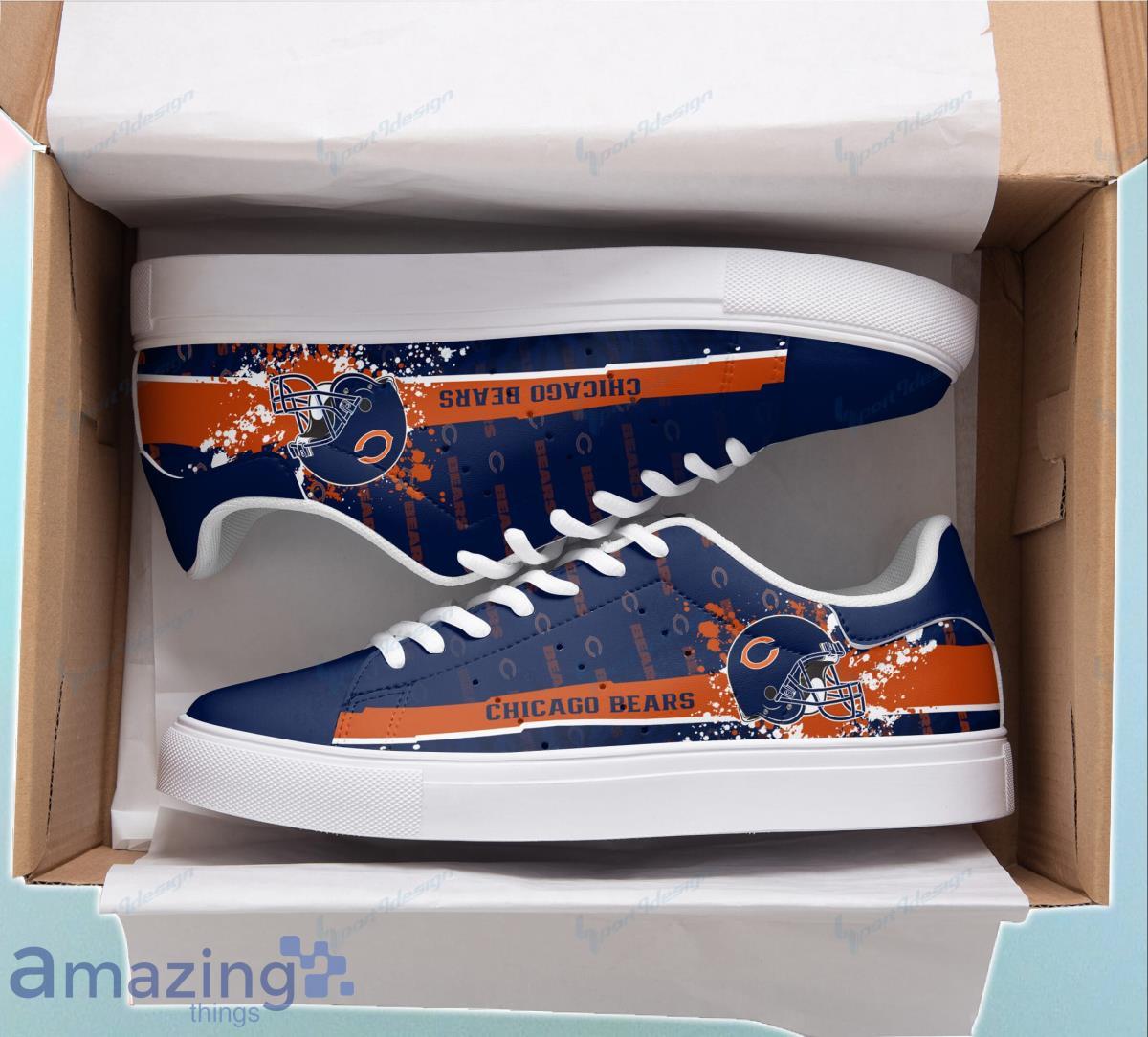Chicago Bears Personalized Stan Smith Sneakers Style Gift For Men And Women Fans image Chicago Bears Personalized Stan Smith Sneakers Style Gift For Men And Women Fans Product Photo 2