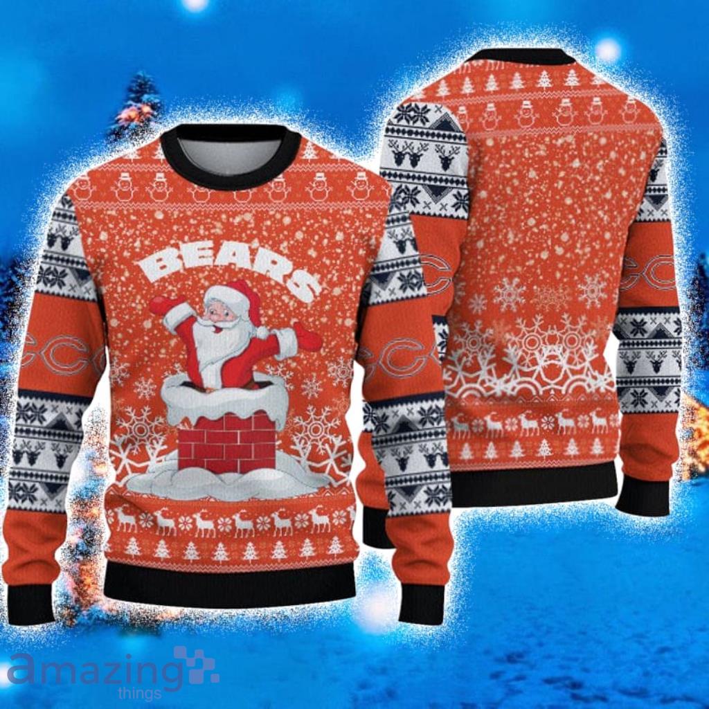 Chicago Bears Ugly Sweater Inexpensive Santa Claus Chicago Bears Gift -  Personalized Gifts: Family, Sports, Occasions, Trending