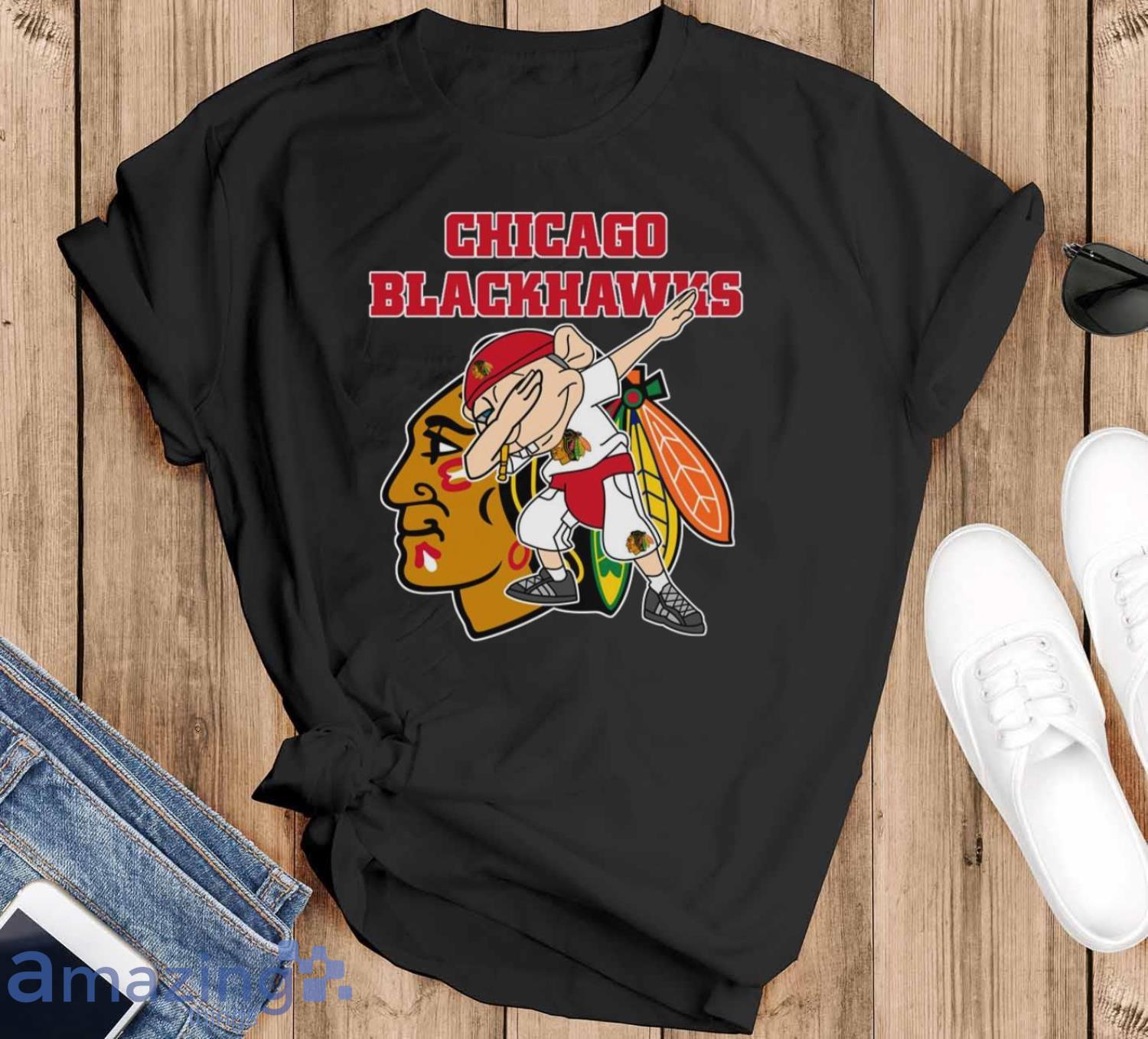 Chicago Blackhawks NHL Hockey Jeffy Dabbing Sports T Shirt For Men And Women - Black T-Shirt Chicago Blackhawks NHL Hockey Jeffy Dabbing Sports T Shirt For Men And Women - Black T-Shirt