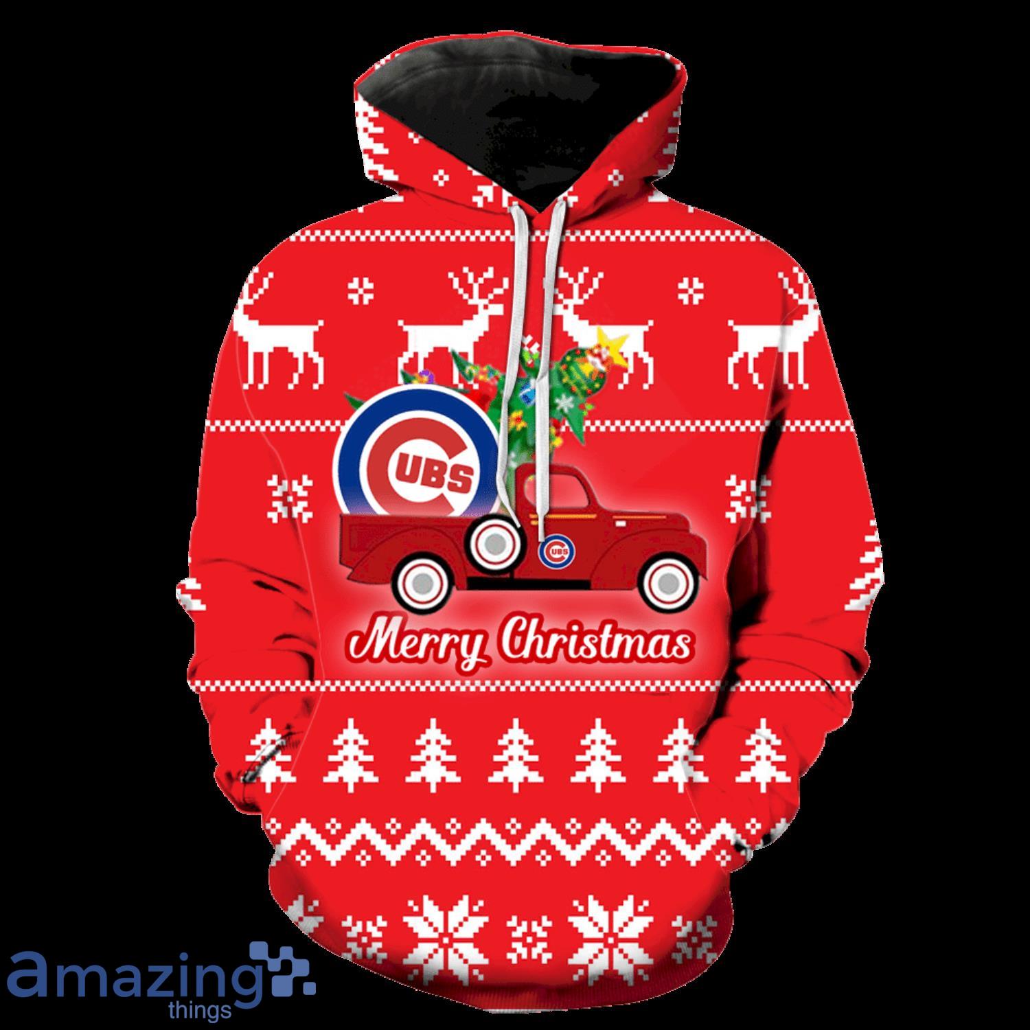 Chicago Cubs New Trends Custom Name And Number Christmas Hawaiian