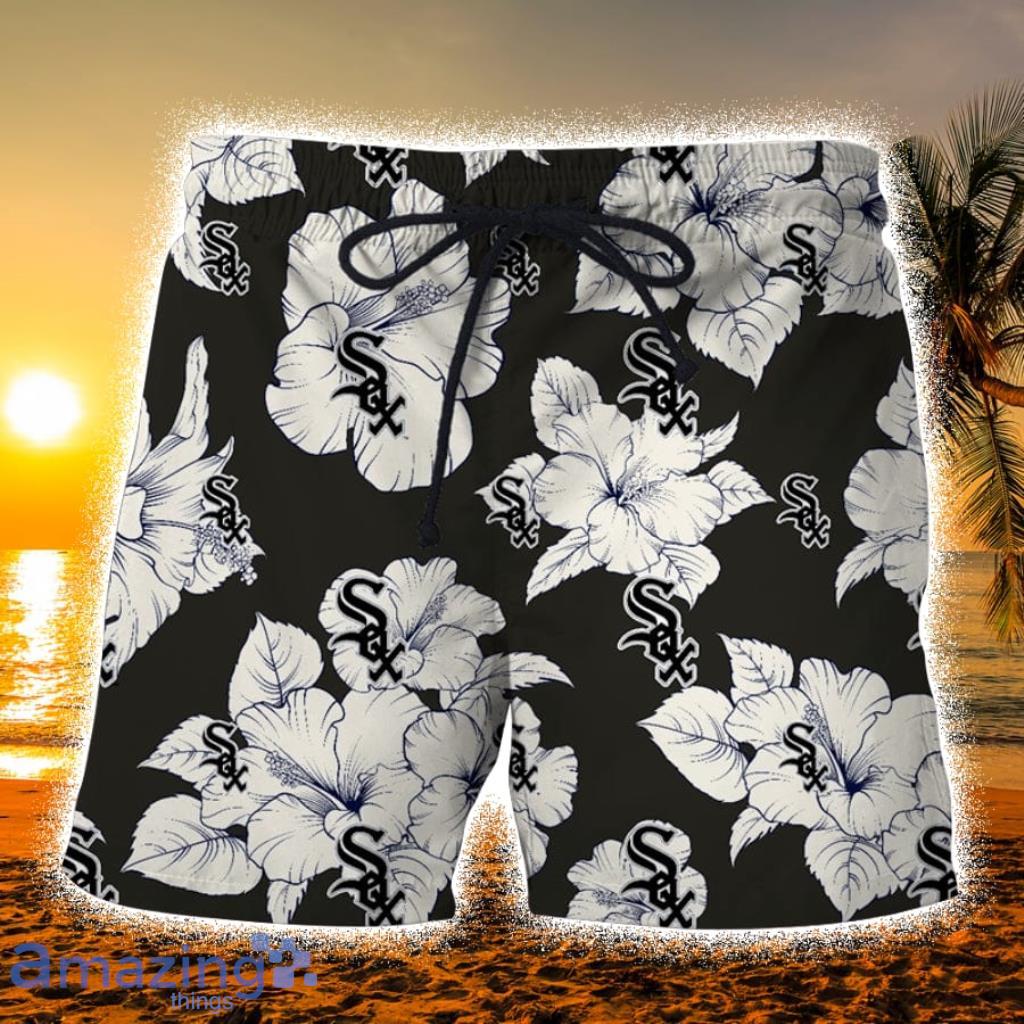 Chicago White Sox Tropical Floral Hawaiian Shorts Gift For Fans