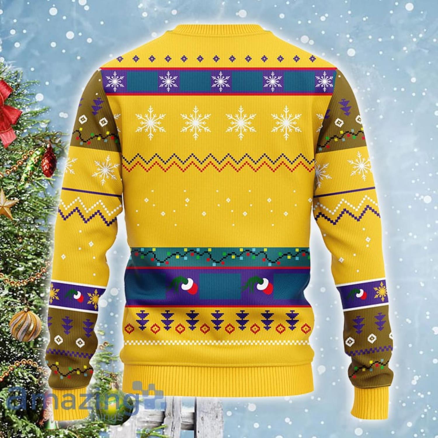 Miami Dolphins Christmas Grinch Ugly Christmas Sweater Dolphins