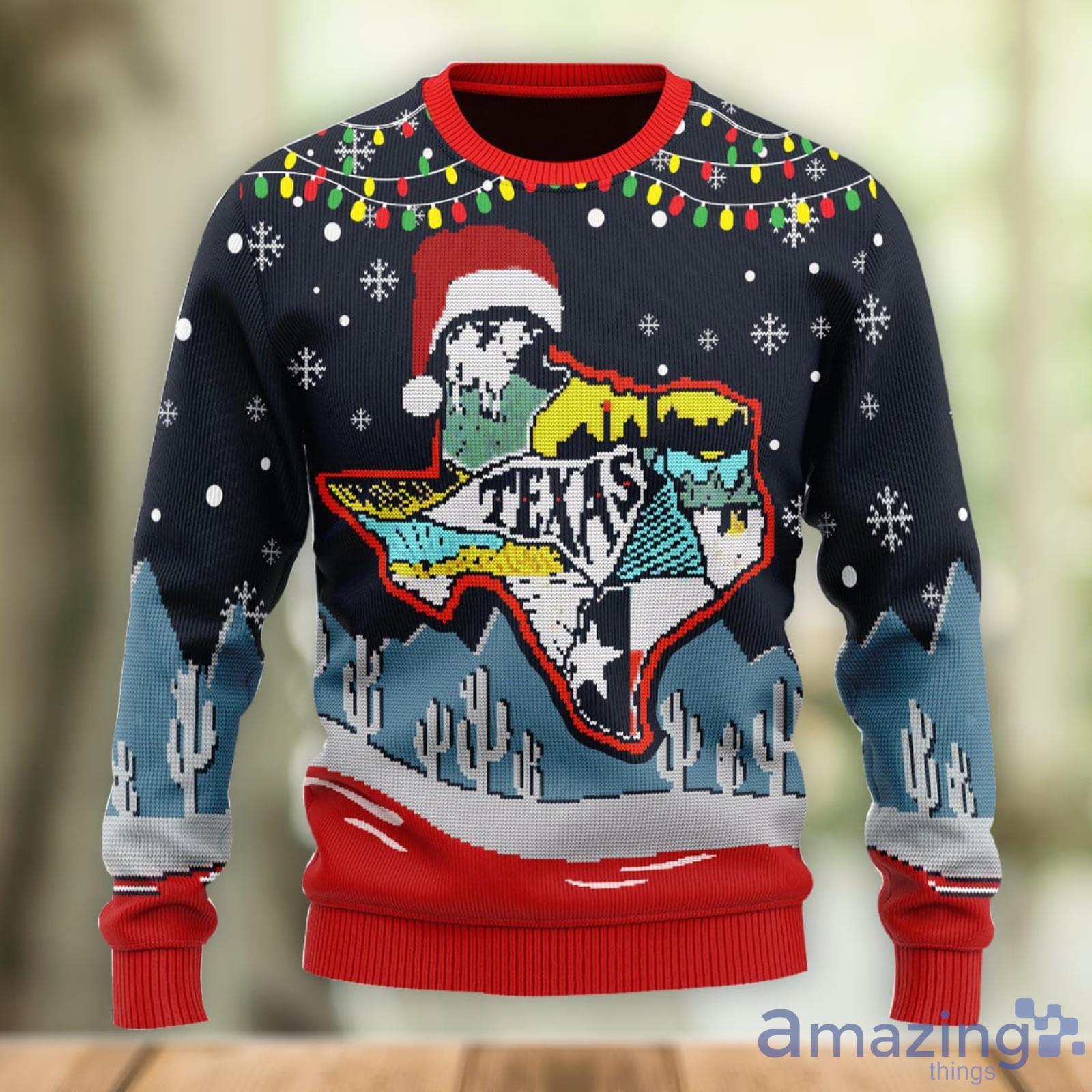 Dallas Cowboys Christmas Reindeers Pattern Ugly Sweater For Men