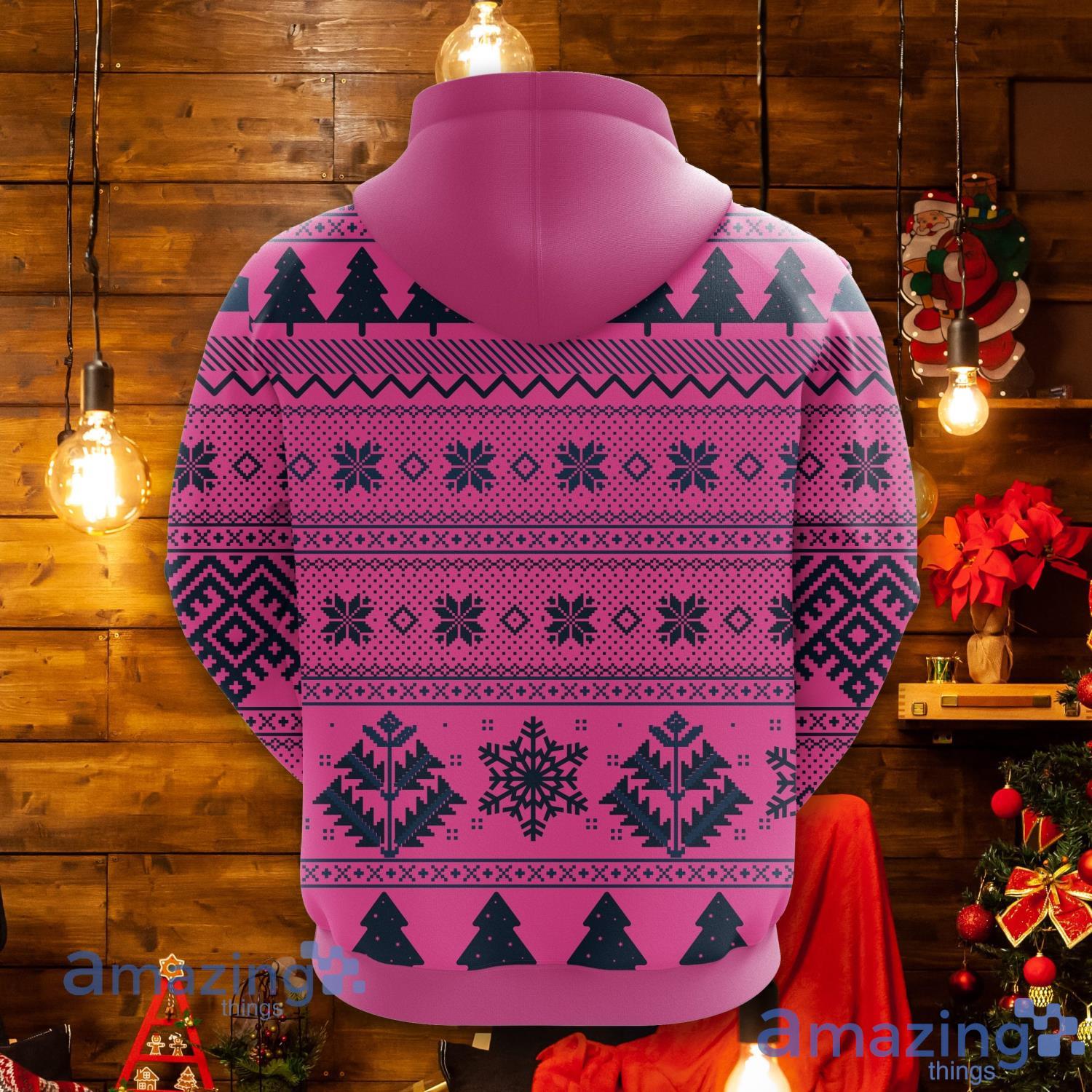 Chucky Doll Christmas Cute Noel Mc Christmas Pattern All Print 3D Hoodie image Chucky Doll Christmas Cute Noel Mc Christmas Pattern All Print 3D Hoodie Product Photo 2