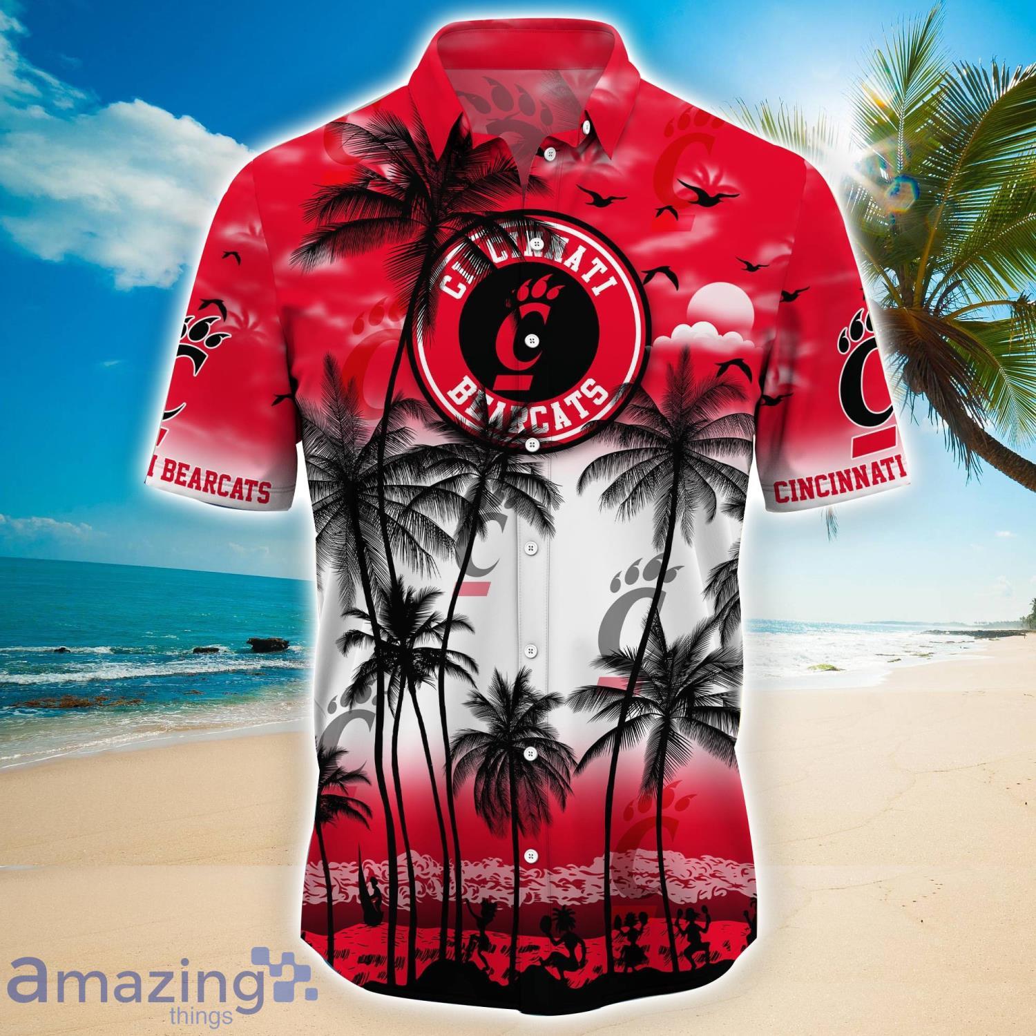 Cincinnati Bearcats 2023 Trending Aloha Hawaiian Shirt Summer Gift For Beach Lover image Cincinnati Bearcats 2023 Trending Aloha Hawaiian Shirt Summer Gift For Beach Lover Product Photo 2