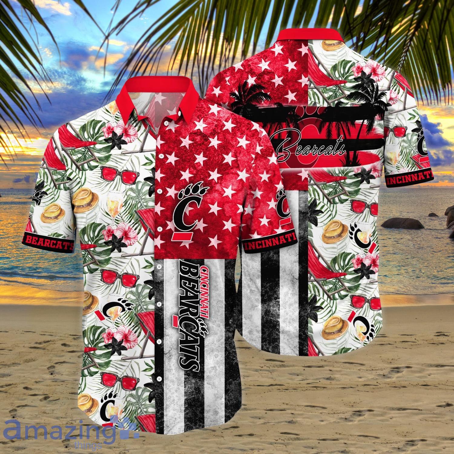 Personalized Cincinnati Reds Baseball All Over Print 3D Hawaiian Shirt -  White - T-shirts Low Price