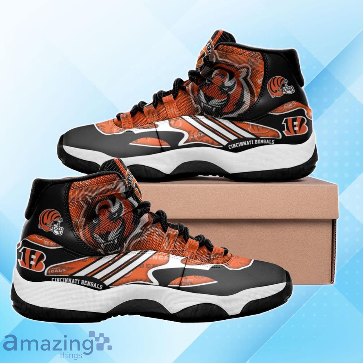 Cincinnati Bengals Air Jordan 11 Sneakers Special Gift For Men And Women Fans Product Photo 1