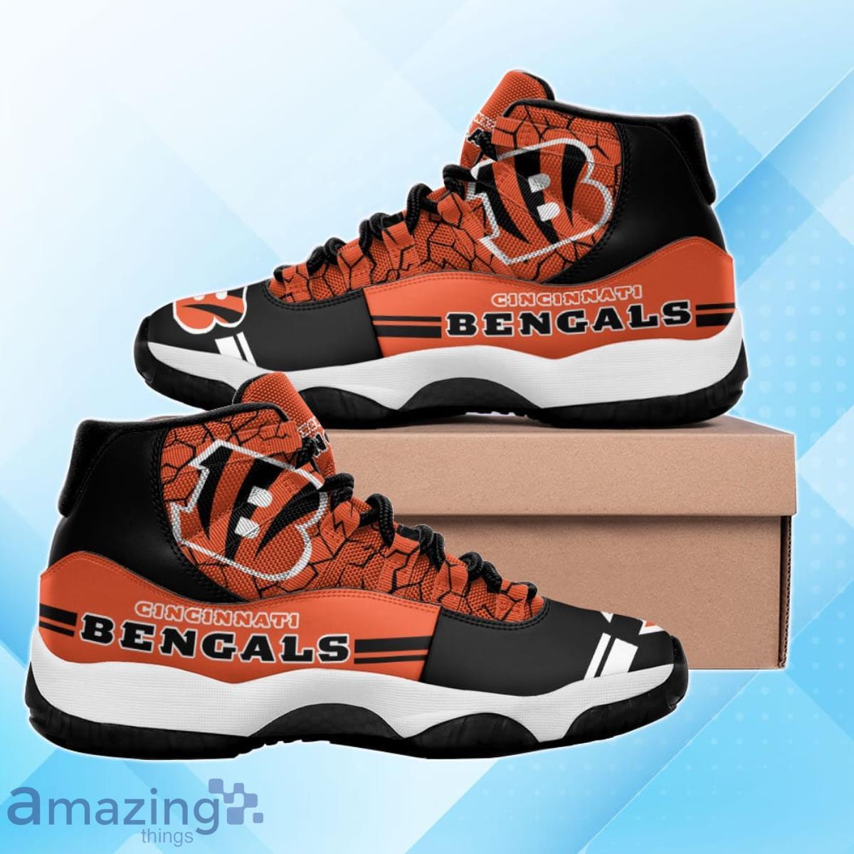 Cincinnati Bengals Air Jordan 11 Sneakers Style Gift For Men And Women Fans Product Photo 1