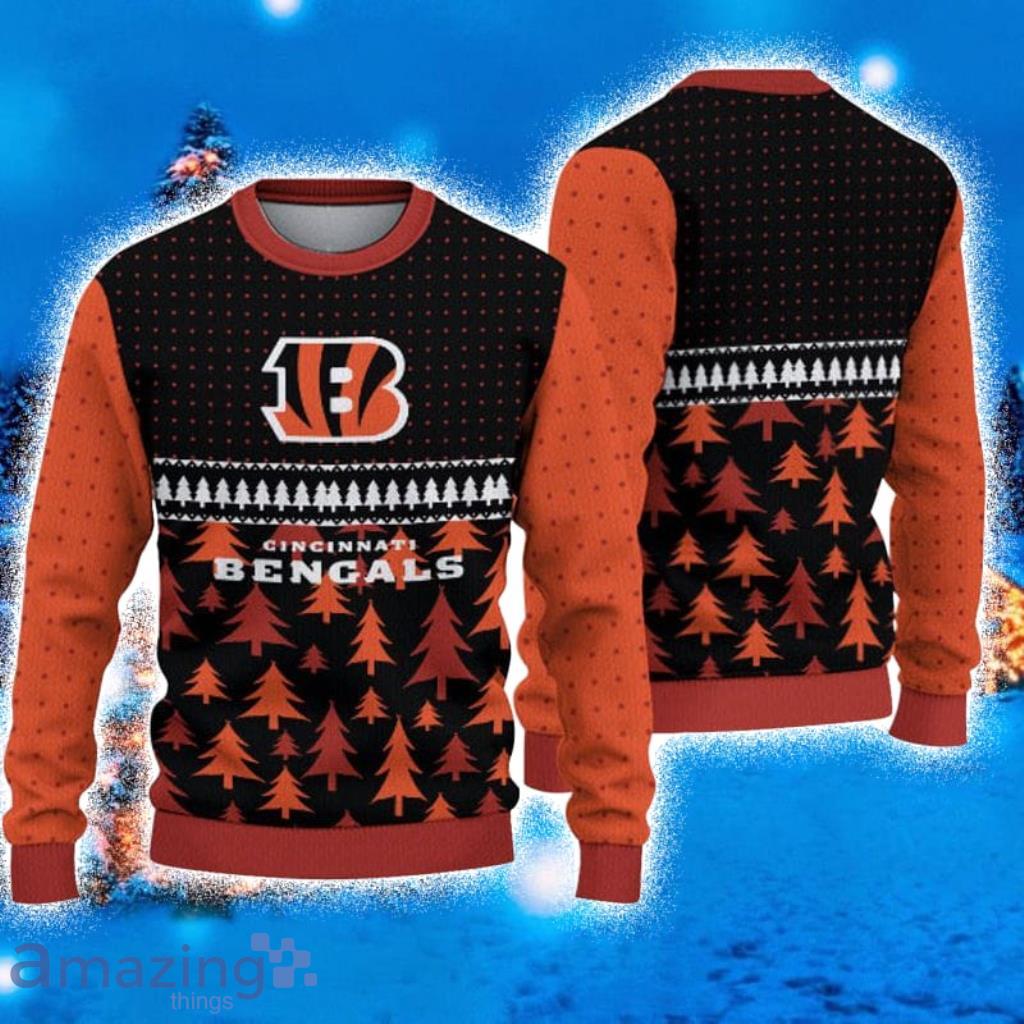 Cincinnati Bengals Limited Edition Ugly Christmas All Over Print Sweater