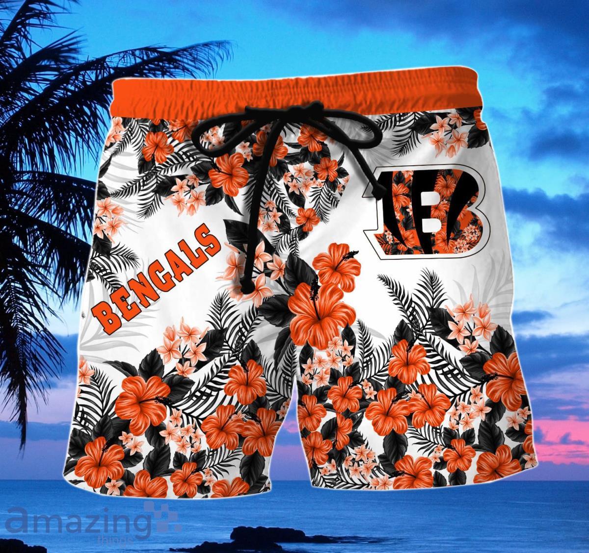 Cincinnati Bengals Hawaiian Shirt, Shorts, Combo Hawaiian Shirt