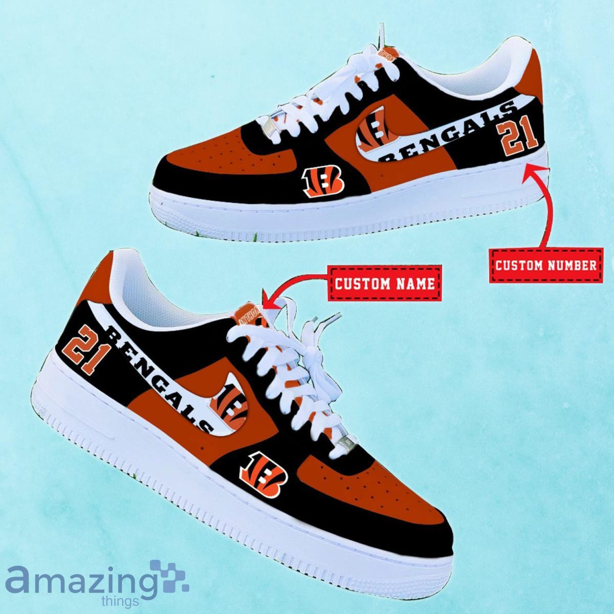 Cincinnati Bengals NFL Personalized Premium Air Force Shoes Special Gift For Fans Product Photo 2