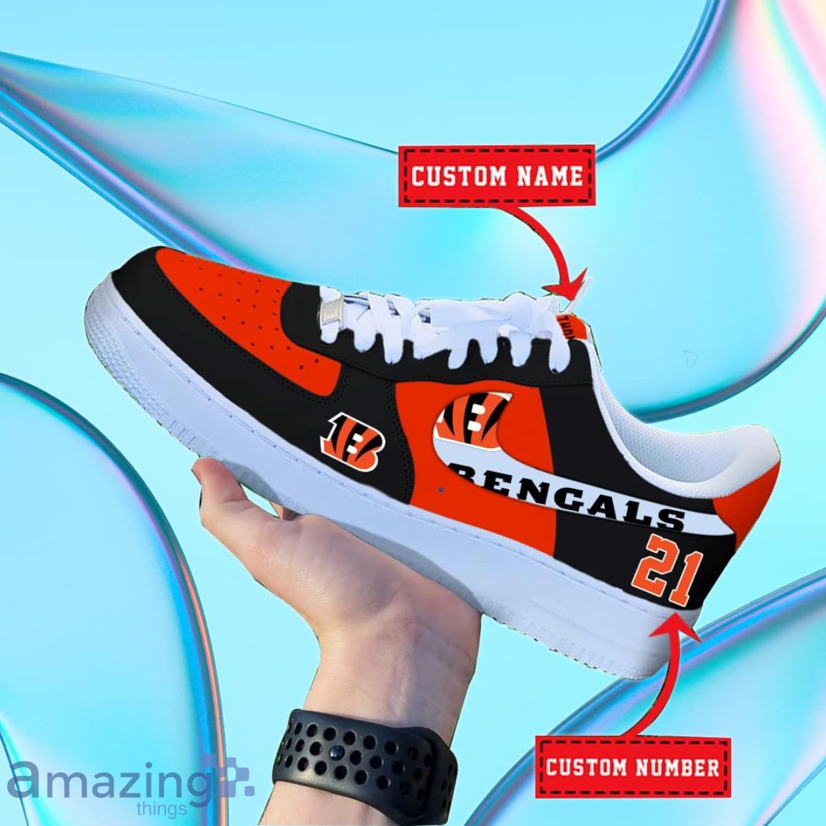 Cincinnati Bengals NFL Personalized Premium Air Force Shoes Special Gift For Fans Product Photo 1
