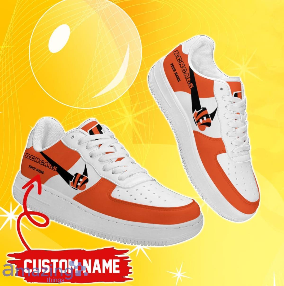 HOT Cincinnati Bengals shoes Custom Air Force Sneakers for fans