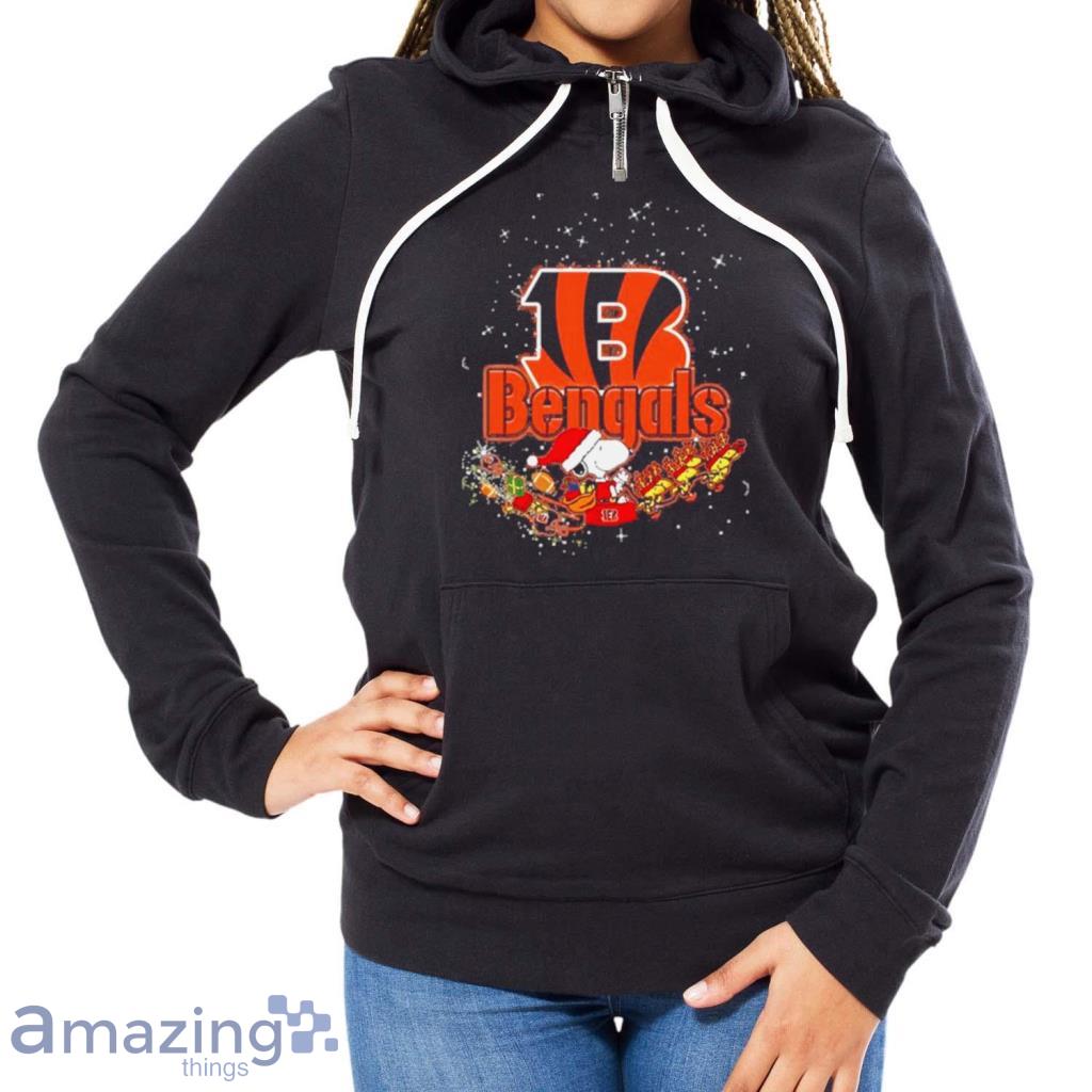 Cincinnati Bengals Snoopy Christmas Shirt - High-Quality Printed Brand